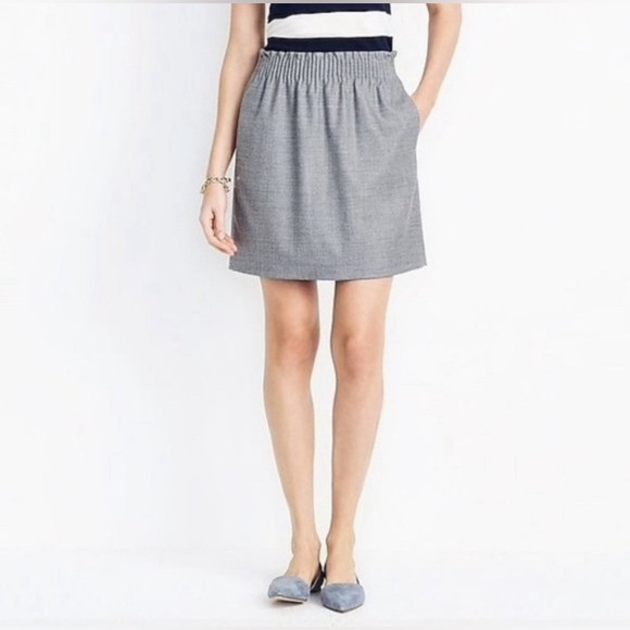 J. Crew Dresses & Skirts - J. Crew Wool Paperbag Sidewalk Skirt